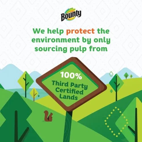 Bounty Paper Napkins White 200 Count (Pack of 3) | 600 Total Napkins for Meals thumbnail 8