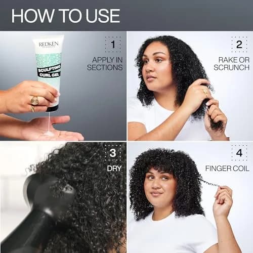 Redken Sculpting Curl Gel – For Curly Hair 250ml (8.5 Fl Oz) | Strong Hold Frizz Control thumbnail 9