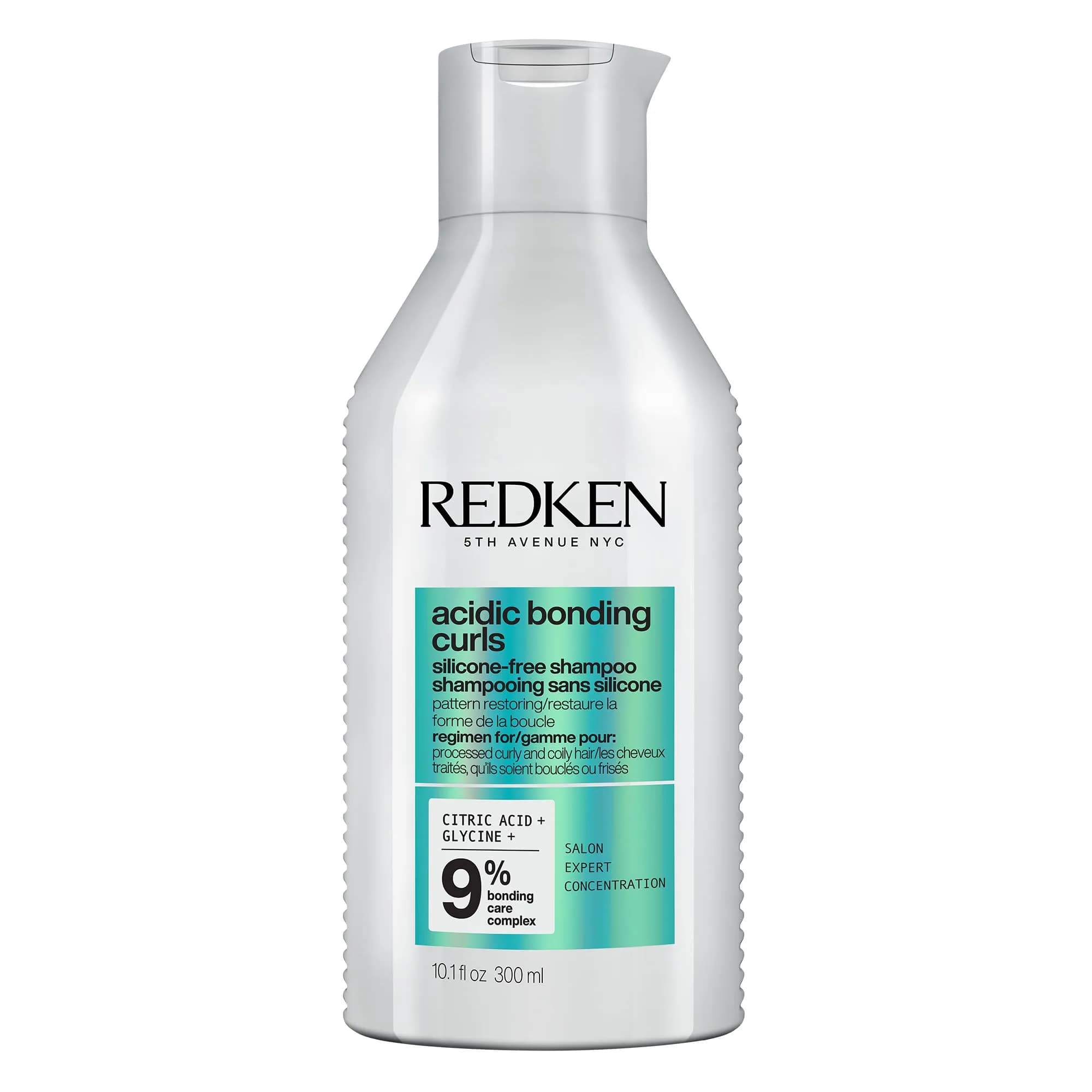 Redken Acidic Bonding Curls Shampoo – For Curly Hair, 300ml (10.1 fl oz) | Vegan Formula for Damaged Curls - main product image