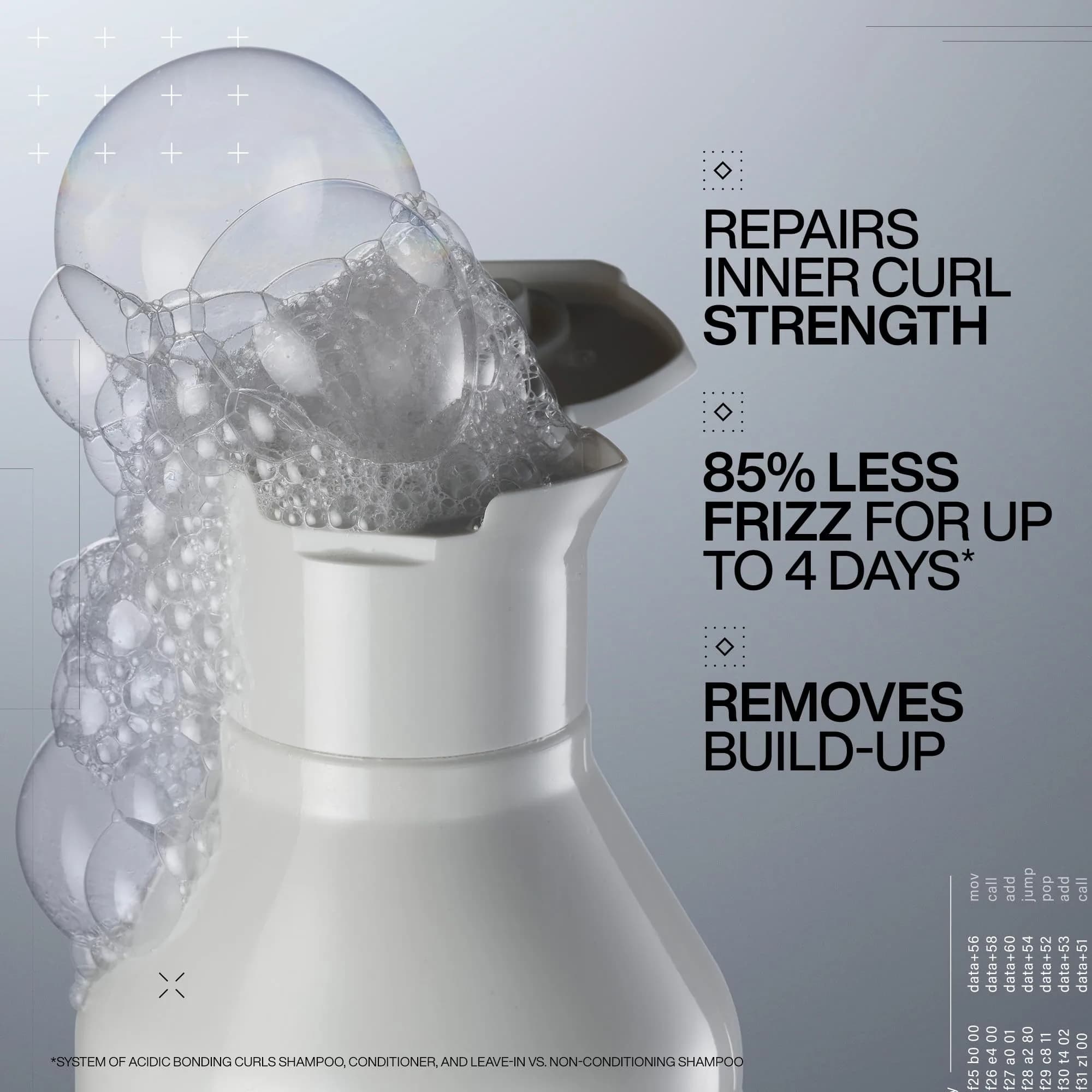 Redken Acidic Bonding Curls Shampoo – For Curly Hair, 300ml (10.1 fl oz) | Vegan Formula for Damaged Curls - view 2