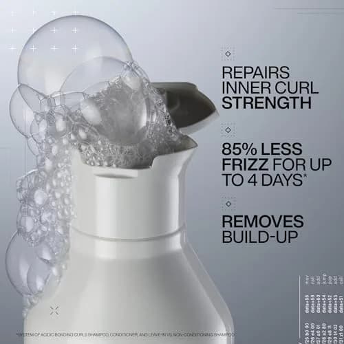 Redken Acidic Bonding Curls Shampoo – For Curly Hair, 300ml (10.1 fl oz) | Vegan Formula for Damaged Curls thumbnail 2