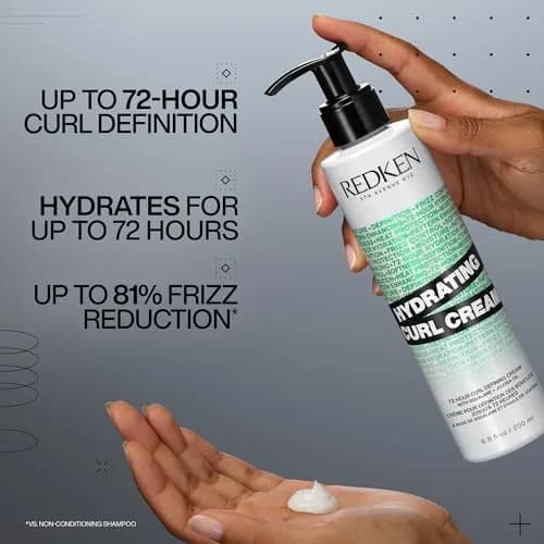 Redken Hydrating Curl Cream for Curly Hair 200ml (6.8 Fl Oz) | 72-Hour Curl Definition & Hydration thumbnail 2