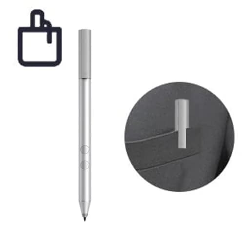 MITATTOK Active Stylus Pen for HP Laptops - Pressure Sensitive, Windows Ink, Palm Rejection, 12-Month Battery, Silver thumbnail 7