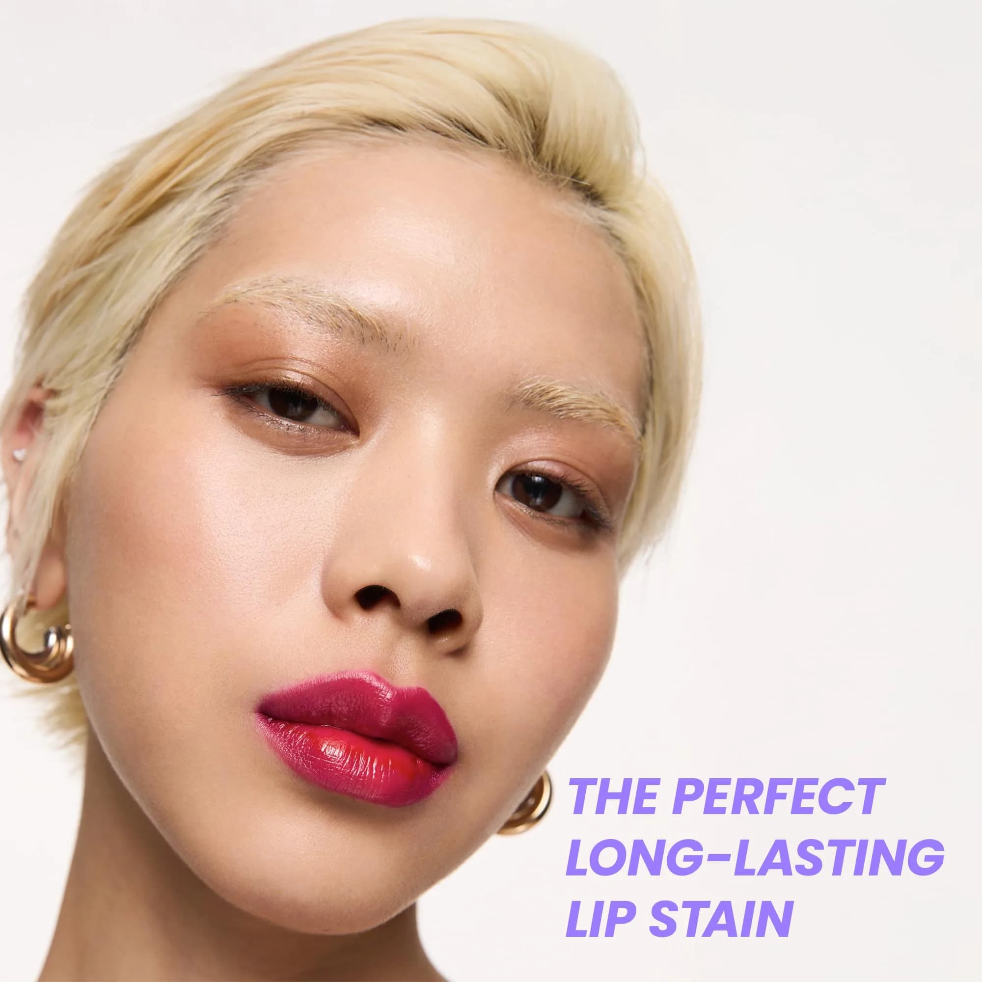 Wonderskin Wonder Blading Lip Stain Masque, Neon Rose 4ml (0.14 Fl Oz) | Long-Lasting, Waterproof, Transfer-Proof - view 7