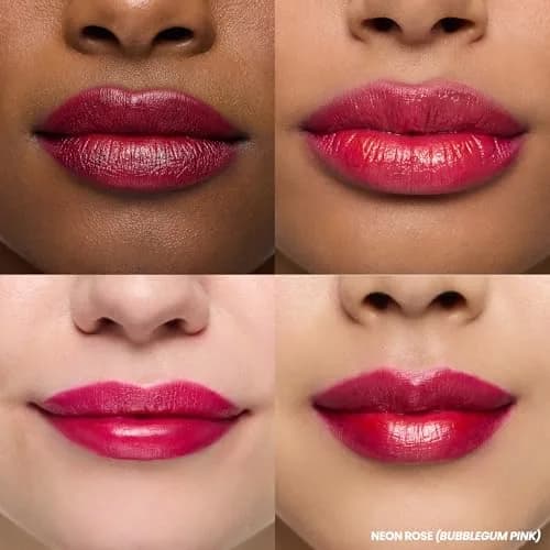 Wonderskin Wonder Blading Lip Stain Masque, Neon Rose 4ml (0.14 Fl Oz) | Long-Lasting, Waterproof, Transfer-Proof thumbnail 2