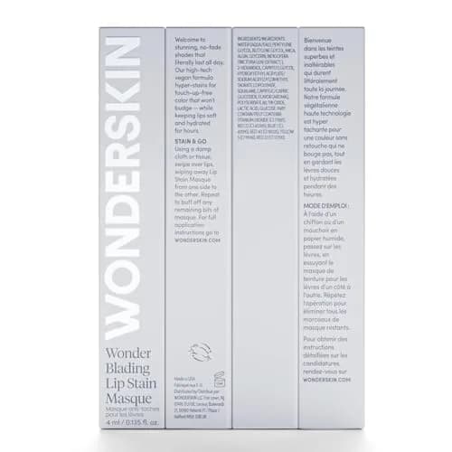 Wonderskin Wonder Blading Peel and Reveal Lip Stain Kit Neon Rose 9ml (0.3 Fl Oz) | Long-Lasting Waterproof Transfer-Proof thumbnail 9