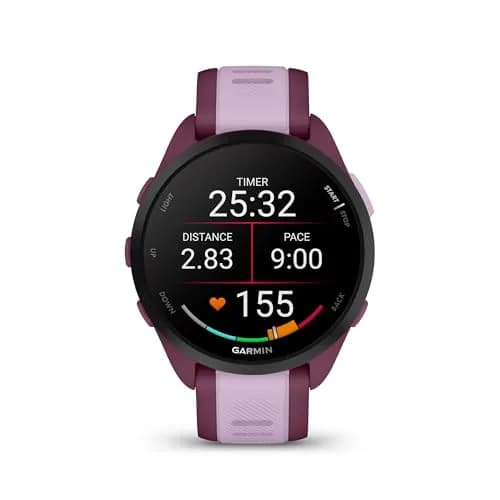 Garmin Forerunner® 165 Music Running Smartwatch 43mm Berry | AMOLED Touchscreen GPS thumbnail 2