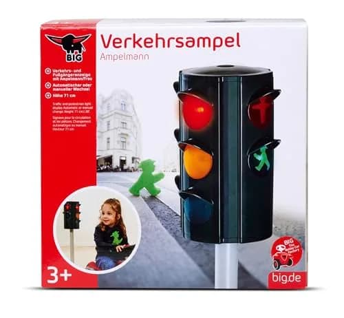 BIG Traffic Stoplight Ampelmann 71cm | Realistic Road Safety Toy for Kids 3+ thumbnail 3