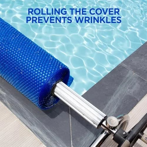 Shop Square 14' x 28' Rectangle Pool Cover 12 Mil | Heavy Duty Blue Solar Blanket for Inground & Above Ground Pools thumbnail 7