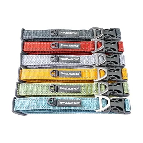 World of Winchester Signature Ombre Dog Collar Smoke Pine, Small (1.2 cm x 16.5 cm) | Durable & Reflective for Active Dogs thumbnail 4