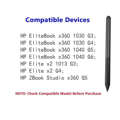 MITATTOK Stylus Pen for HP Elite x2 1013 G3 & Pro x2 612 G2 | Silver, Compatible with Wacom AES (70-120c) thumbnail 4
