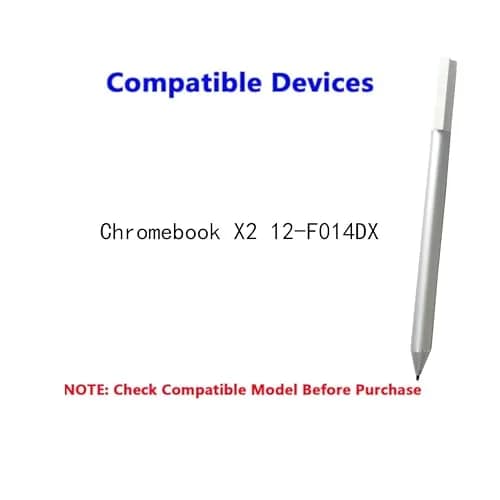 MITATTOK Stylus Pen for HP X360 15-BL 12-F 12-F014DX | Compatible with HP Chromebook X2 12-F014DX, Silver, Power: AAAA batteries included thumbnail 4