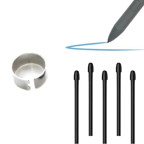 MITATTOK Stylus Pen Tip L04340-001 for HP Pavilion x360 11 Stylus Pen 927229-001 | 5-Pack Silver Aluminum Replacement Nibs thumbnail 1