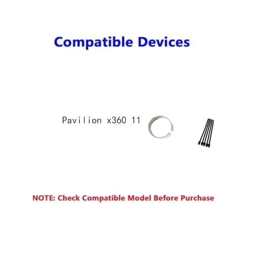 MITATTOK Stylus Pen Tip L04340-001 for HP Pavilion x360 11 Stylus Pen 927229-001 | 5-Pack Silver Aluminum Replacement Nibs thumbnail 2