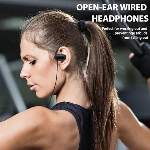 ASKUBSKU Open Ear Earbuds Wired USB C for Samsung S26 Ultra S25 S24 S23 A17 | Sport, Workout & Calls thumbnail 7