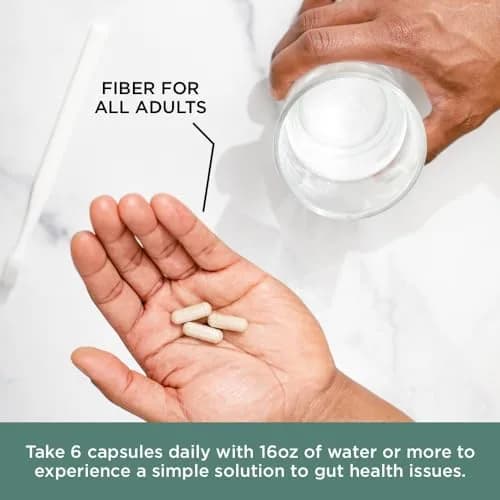 Pure for Men & Her Daily Psyllium Husk Fiber Supplement 250 Capsules | Digestive & Gut Health Support thumbnail 5