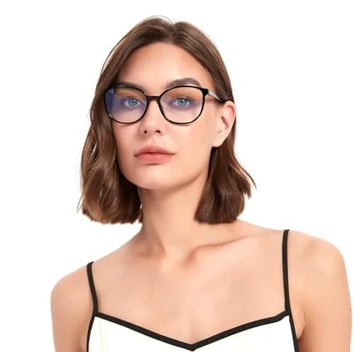 JFXQDR Blue Light Blocking Computer Glasses for Women | UV400 Protection, Lightweight TR90 Frame thumbnail 2