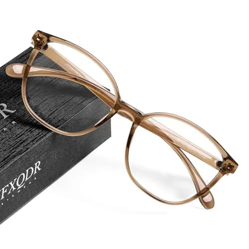 JFXQDR Blue Light Blocking Computer Glasses for Women | TR90 Frame, UV400 Protection, Anti-Glare thumbnail 1