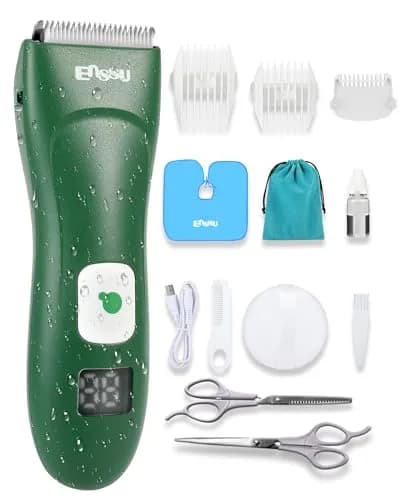 ENSSU Baby Hair Clippers Cordless Hair Clipper for Kids with LED Display, 3-12mm Combs & Accessories thumbnail 1