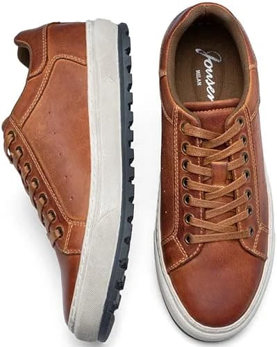 Jousen Men's Shoes Leather Casual Sneakers 11 | Stylish & Comfortable thumbnail 6