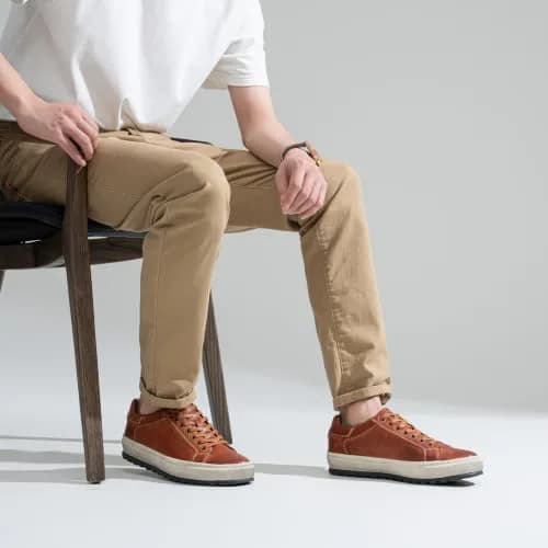 Jousen Men's Shoes Leather Casual Sneakers 11 | Stylish & Comfortable thumbnail 9