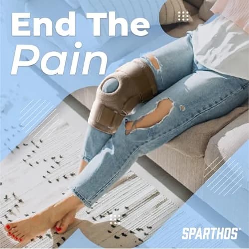 Sparthos Hinged Knee Brace XXL (358 g / 0.36 kg) | FDA Approved Orthopedic Brace for ACL, MCL, Meniscus Tears & Arthritis Pain Relief thumbnail 2