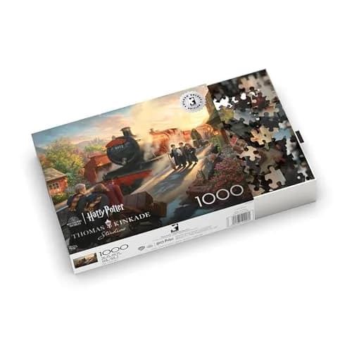 Buffalo Games Thomas Kinkade Hogwart's Express 1000 Piece Puzzle | Expert Challenge with High-Res Artwork thumbnail 7