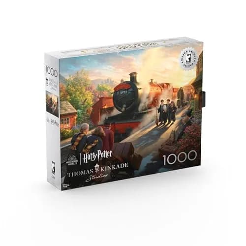 Buffalo Games Thomas Kinkade Hogwart's Express 1000 Piece Puzzle | Expert Challenge with High-Res Artwork thumbnail 2