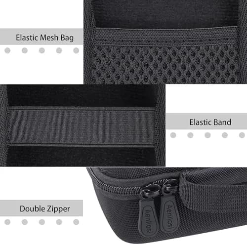 Aenllosi Hard Case for Zoom H6studio/H5studio/H6essential 6-Track, Black | Shock & Waterproof Travel Case thumbnail 5