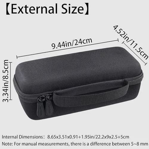 Aenllosi Hard Case for Zoom H6studio/H5studio/H6essential 6-Track, Black | Shock & Waterproof Travel Case thumbnail 6