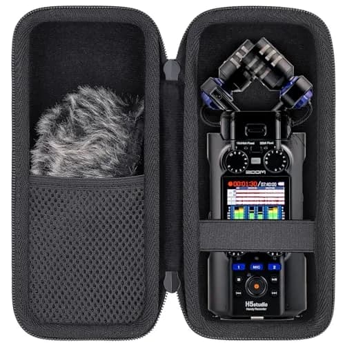 Aenllosi Hard Case for Zoom H6studio/H5studio/H6essential 6-Track, Black | Shock & Waterproof Travel Case thumbnail 2