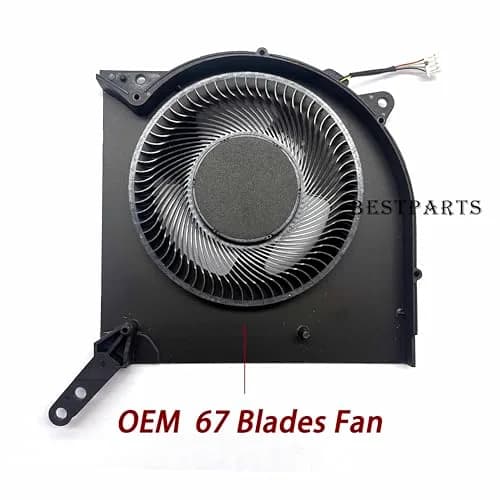 BestParts CPU+GPU Cooling Fan Replacement for Lenovo Legion 5 Pro 16ACH6H (2x 10V Fans) thumbnail 6