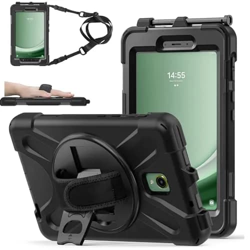 ZenRich Rugged Case for Samsung Galaxy Tab Active5/Active3 8" | Shockproof with Kickstand & Shoulder Strap - main product image