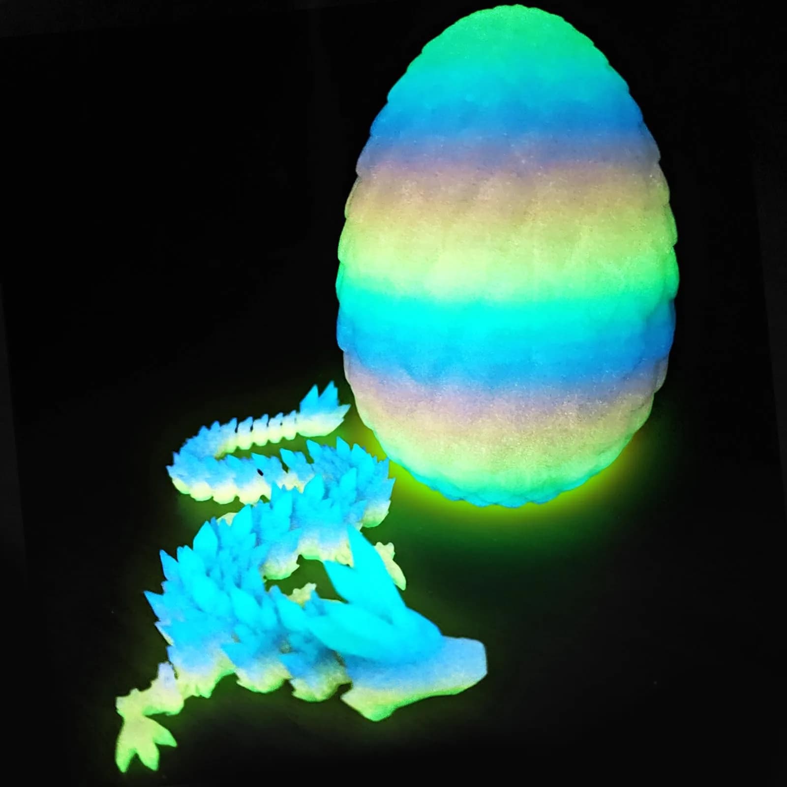 TBOLINE 3D Printed Dragon Egg Toy 13 cm (5 in) | ASTM-Certified PLA - view 7
