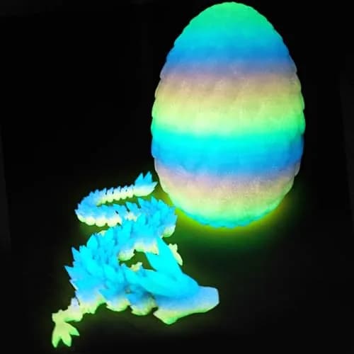 TBOLINE 3D Printed Dragon Egg Toy 13 cm (5 in) | ASTM-Certified PLA thumbnail 7