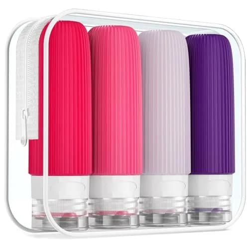 Mrsdry 3oz Travel Bottles | Leak Proof Silicone Toiletry Containers for TSA Travel thumbnail 1