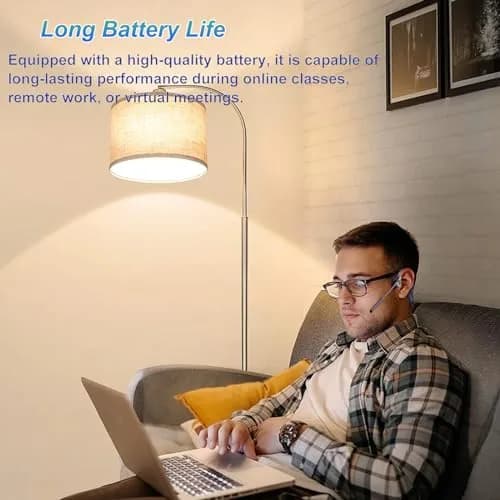 YouthWhisper Open Ear Bone Conduction Headphones with Mic | Bluetooth 5.2 Wireless Earbuds Set for India thumbnail 6