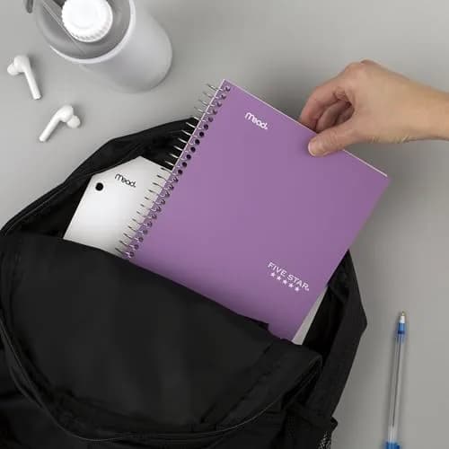 Five Star Spiral Notebook 2 Subject College Ruled 6" x 9-1/2" 80 Sheets | SFI Certified Paper thumbnail 8