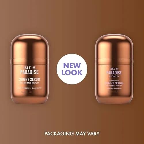 Isle of Paradise Sunny Serum Liquid Bronzer Golden Hour 30ml (1.01 Fl Oz) | Buildable Glow Serum thumbnail 2