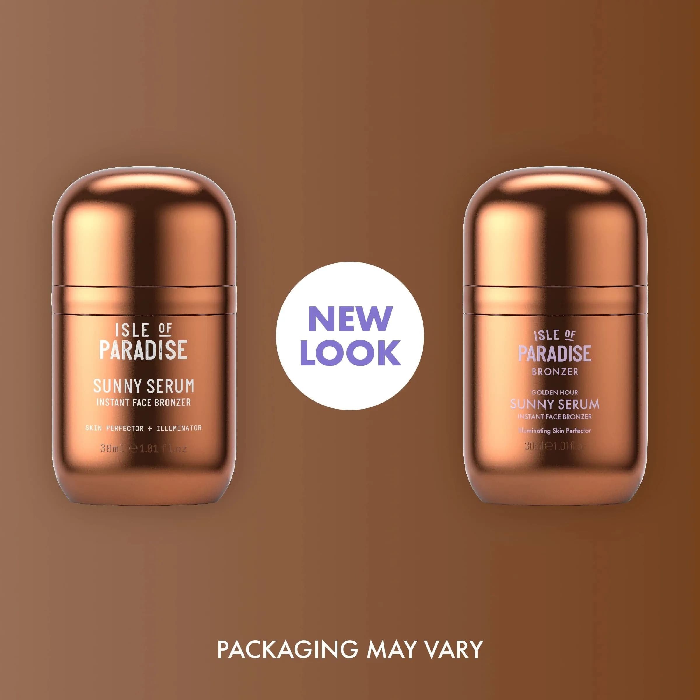 Isle of Paradise Sunny Serum Liquid Bronzer Golden Hour 30ml (1.01 Fl Oz) | Buildable Glow Serum - view 2