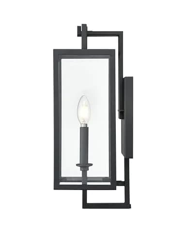 ML Lighting Lamont Collection 1 Light Outdoor Wall Sconce Textured Black 18in | Classic Gothic Victorian Style thumbnail 4