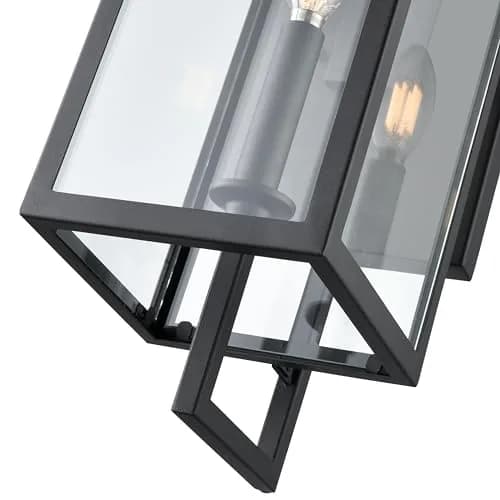 ML Lighting Lamont Collection 1 Light Outdoor Wall Sconce Textured Black 18in | Classic Gothic Victorian Style thumbnail 5