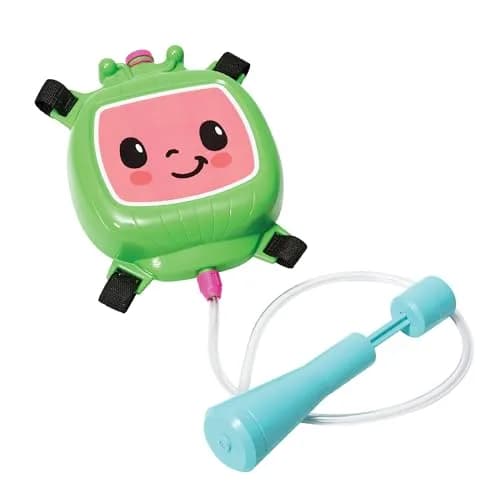 Little Kids Cocomelon Water Backpack Water Toy, Outdoor Water Blaster for Kids | Holds 33oz, Blasts 30ft, Adjustable Straps thumbnail 1