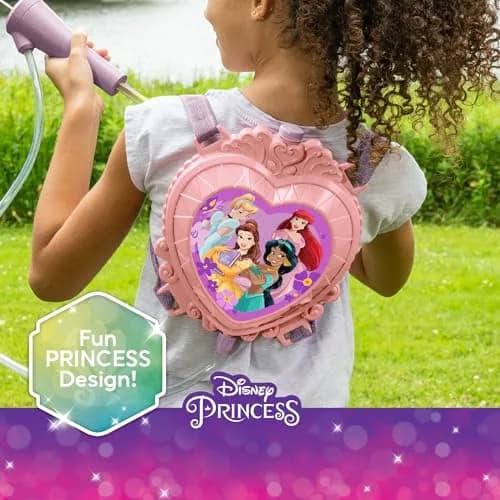 Little Kids Disney Princess Water Backpack Water Toy | Outdoor Water Blaster for Kids, 33oz Capacity, Adjustable Straps thumbnail 4