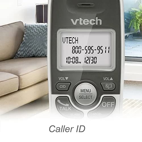 VTech VG134 DECT 6.0 Cordless Phone with Answering System, Caller ID & Speakerphone | 1000 ft Range thumbnail 4