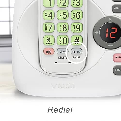 VTech VG134 DECT 6.0 Cordless Phone with Answering System, Caller ID & Speakerphone | 1000 ft Range thumbnail 8