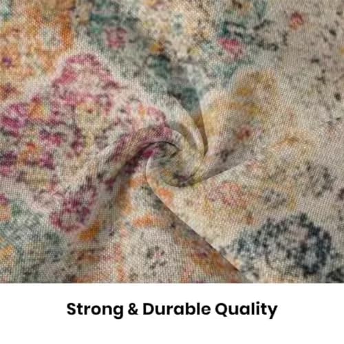 AEIOAE Boho Pillow Covers 20x20 | Vibrant Linen Decor for Home & Outdoors thumbnail 6