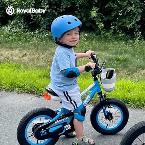 RoyalBaby Kids Helmet and Pads Set for Kids 3-5 Years | Adjustable Multi-Sport Safety Gear thumbnail 4