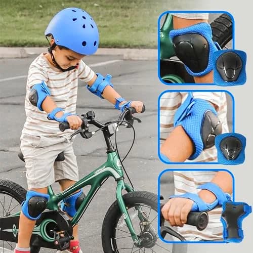 RoyalBaby Kids Helmet and Pads Set for Kids 3-5 Years | Adjustable Multi-Sport Safety Gear thumbnail 3