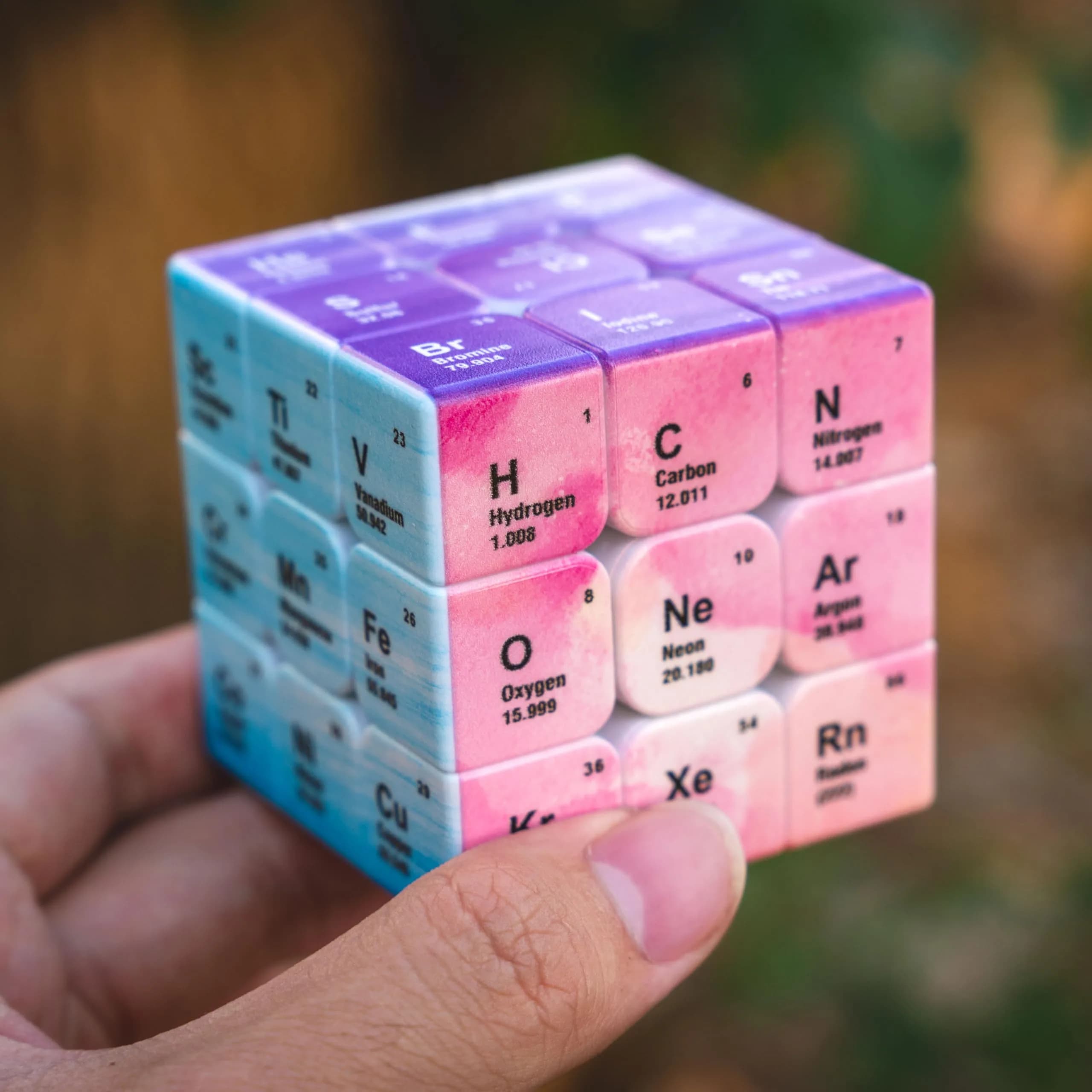 Cuberspeed Periodic Table 3x3 Speed Cube Puzzle Magic Cube 7.62 cm (3x3x3) | Educational STEM Learning Toy — Multicolor